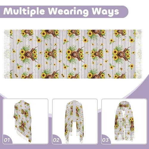 Scarfs for Women Fall Winter Scarves Shawls and Wraps for Evening Dresses - color: Design19