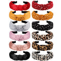 VELSCRUN Headbands for Women 12 Pack Head Bands Womens Hair Knotted Headband for Women Knot Head Bands Womens Hairbands Elastic Turban Boho Bandeau Hair Fashion Headbands for Washing Face - color: headbands 06