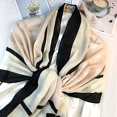 FINIZO Women's Fashion Scarves, Pashmina Wrap for All Season, Everyday Wear for Ladies, Solid Color Bridesmaid Gifts - color: 04