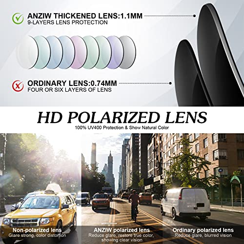Round Polarized Sunglasses Men Women,Retro Metal Hippie Shades with 100% UV Protection - color: B1- Black Frame Black Lens + Golden Frame Black Lens