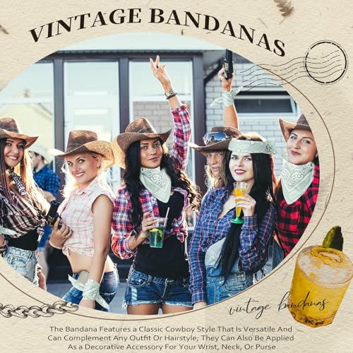 Suhine 12 Pcs Bandanas Bulk for Women Men 22 x 22 Inch Paisley Headband Cowboy Handkerchief Summer Beach Party Costume - color: Gray Green