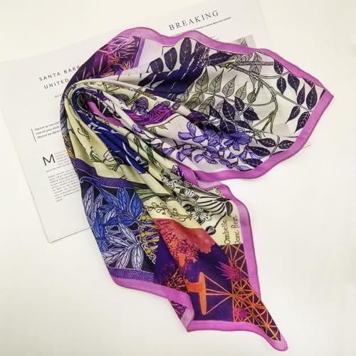 Large Cotton Bandana Lightweight Head Hair Scarf Headbands Wraps Cover Handkerchiefs for Women Men 25 x 25 inch - color: Rt28