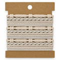 12pcs Boho Hair Tie Bracelets, Hair Ties for Women, Elastic Hair Ties, Hair Bands for Ponytails (Vanilla) - color: Vanilla