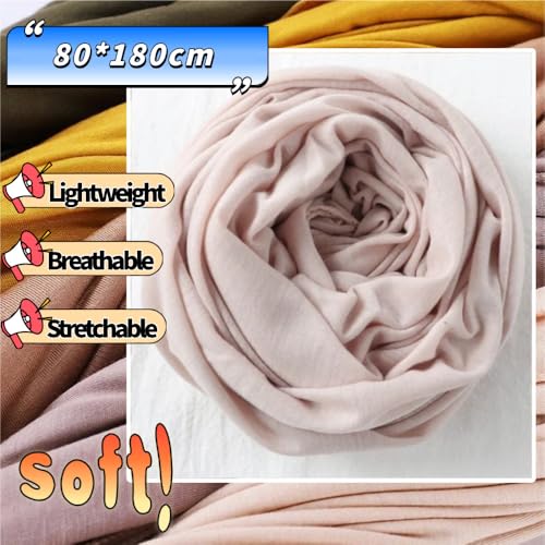 Head Wraps for Black Women, Breathable Headwrap Soft Long Hair Wraps Wide Headscarves for Locs Braids - color: Cream