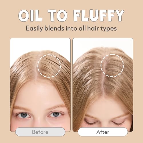 I DEW CARE Tap Secret Mattifying Dry Shampoo Powder - Hydrating Dry Scalp Shampoo for Oily Hair with Biotin & Black Ginseng - Travel Size & Vegan-Friendly Korean Hair Care 0.24oz (Blonde V2) - color: Blonde, size: 0.24 Ounce (Pack of 1)