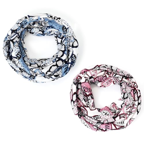 Women's Slouchy Beanie Cap Chemo Headwear Hats Scarf - color: I - Purple Blue