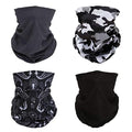 4 Headband Bandana Balaclava Half Face Mask Shield Head Hair Scarf Neck Gaiter Hat Multipurpose For WoMen Men Breathable Reusable Washable Camo Cashew Flower Black Grey - color: 4x Man's Selection Mask