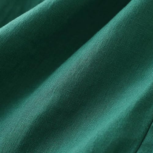 JiXiang Women's Palazzo Pants Wide Leg Boho High Waisted Side Drawstring Lounge Trousers Flowy Casual Loose Lightweight Pants - color: 1-green, size: XX-Large