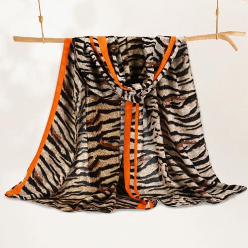 WZX Boho Scarf for Women, 70"x35" Large Lightweight Shawl Wrap for Travel, Sun Protection, Office & All-Season Wear - color: 007