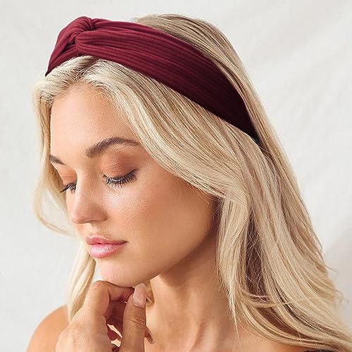 DRESHOW 10 Pack Headbands for Women Criss Cross Vintage Head Wrap Boho Headband Twisted Elastic Hair Accessories - color: 0-10 Pack: Cross Style A