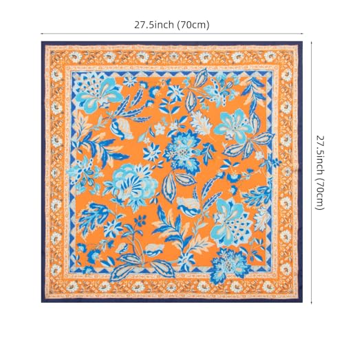 RIIQIICHY Women Head Hair Scarf Like Satin Silk Scarf Sleeping Hair Wrapping Night 27.5" - color: C010