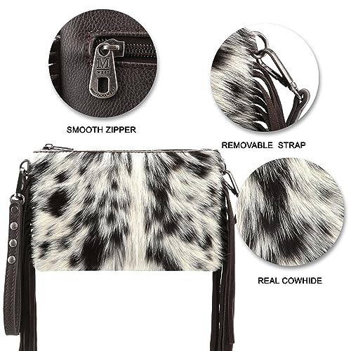 Montana West Western Purse for Women Crossbody Bag Wristlet Clutch Purse - color: A4 Coffee