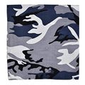 NYFASHION101 Unisex Double Sided Print Paisley Cotton Bandana Head Wrap Scarf - color: Gray Camo