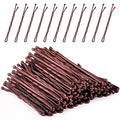 MORGLES 2 Inches Brown Bobby Pins Bulk, 120PCS Brown Hair Pins with Box for Women Girls - color: Brown（2inch)
