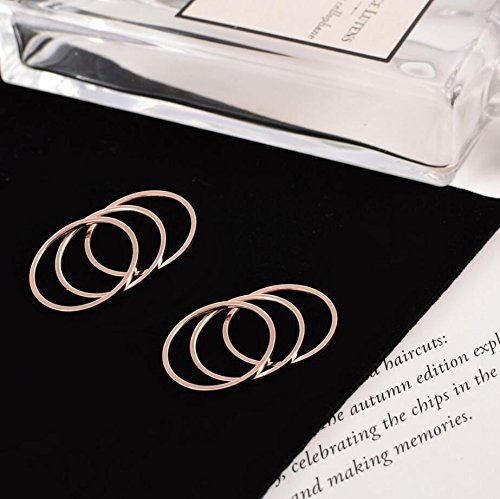 8pcs 1MM Thin Stainless Steel Knuckle Midi Stacking Rings for Women Plain Band Comfort Fit - color: Flat - Rose Gold 8pcs(size 3 to 10)