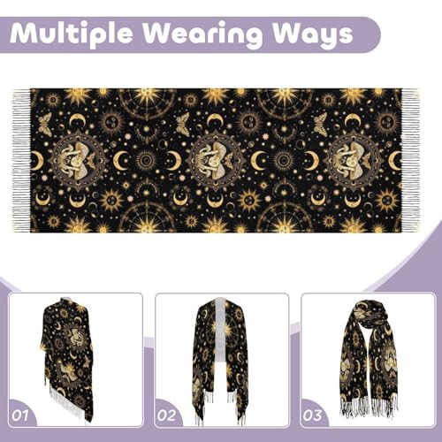 Scarfs for Women Fall Winter Scarves Shawls and Wraps for Evening Dresses - color: Design8