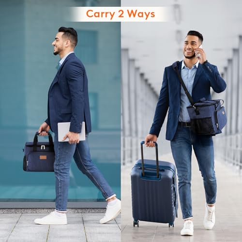 Lifewit Large Lunch Bag, Insulated Lunch Box, Soft Cooler Cooling Tote for Adult Men Women, Dark Blue 24-Can (15L) - color: Dark Blue, size: Large(15L)