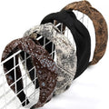 Huachi Headbands for Women Non Slip Fashion Womens Headbands Knoteed - Cute Boho Hair Accessories for Women Designer Print 4PCS - color: Boho print headbansd