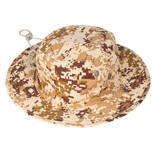 Sun Hats for Men Women Boonie Hat Foldable Fishing Hat UPF 50+ Bucket Hat for Fishing Hiking Garden Safari Beach - color: 1pack-beige1 Digital