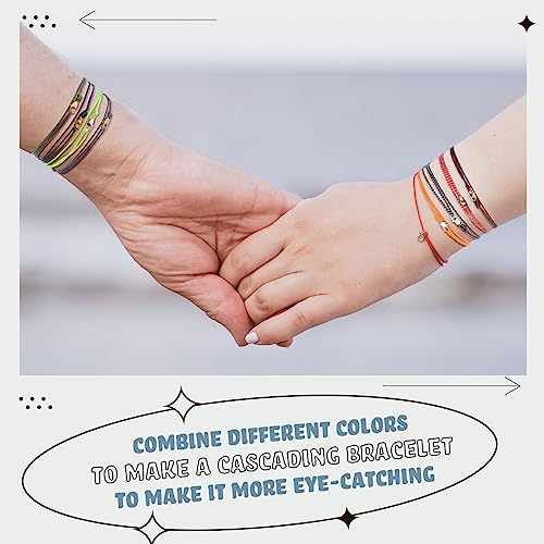 Yinkin 18 Pcs Boho Surfer Ankle Bracelets for Women Men Adjustable Handmade Braided Friendship Bracelet Waterproof String Rope Beaded Anklets Summer Beach Jewelry Gift - style: Buckle Style