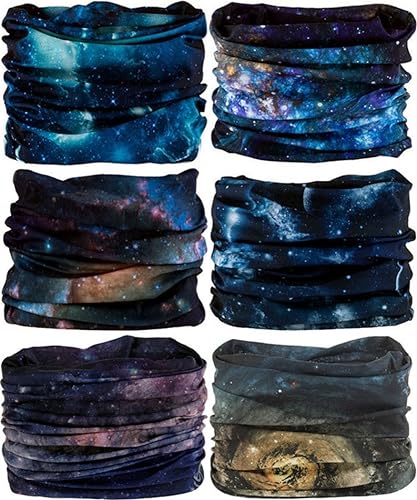 Head Wrap Headwear Headband Bandana Face Mask magic scarf for men & women - color: 6pcs. Interstellar 1