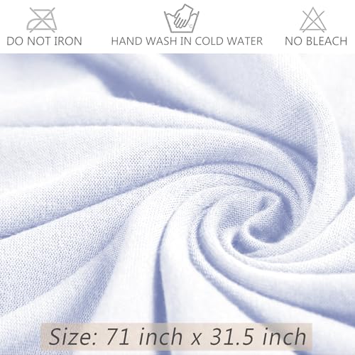 Head Wraps for Black Women African Head Wrap Lightweight for Women Long Plain Turban Hair Scarf Scarves - color: 1 Pc-white