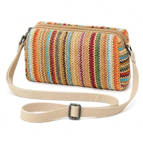 Small Crossbody Bag for Women - color: Purplestripe