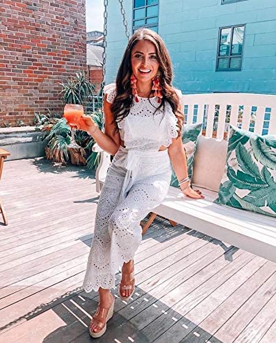 Long Tassel Earrings for Women Colorful Fringe Drop Dangle Earrings Bohemian Hawaiian Summer Beach Jewelry for Womens Vacation Outfits - color: Pink