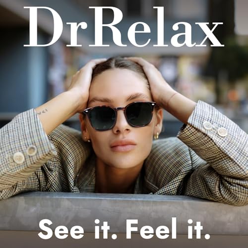 DrRelax Retro Sunglasses Womens Trendy Round Polarized Shades Sun Glasses - color: Tortoise Frame Greyish Lens