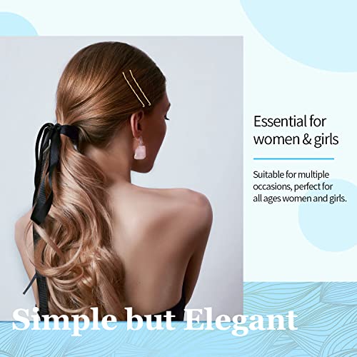 MORGLES 2.75"Long Bobby Pins for Thick Hair, 120PCS Large Bobby Pins Blonde for Women Girls with Box - color: Blonde (2.75inch)