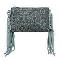 Montana West Western Purse for Women Crossbody Bag Wristlet Clutch Purse - color: A3turquoise