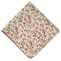 21x21 inches 100% Cotton Bandana for Women - Soft Square Scarf, Multi-Purpose Head Covering, Hair Bandana - color: P04-ditsy Floral a on Pale Orange