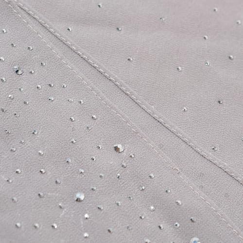 Shawls and Wraps for Evening Dresses Sheer Chiffon Women Elegant Soft Silky Sparkly Wedding Bridal Scarf - color: Light Grey C