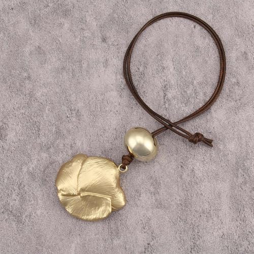 Chunky Necklace for Women Boho Pendant Necklace Statement Western Choker Necklaces for Women Vintage Bohemian Jewelry - style: Large Boho Pendant Necklace