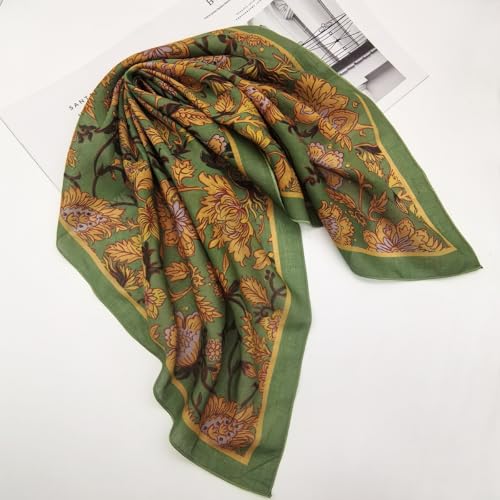 Large Cotton Bandana Lightweight Head Hair Scarf Headbands Wraps Cover Handkerchiefs for Women Men 25 x 25 inch - color: Rt11
