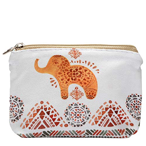Women and Girls Cute Fashion Coin Purse Wallet Bag Change Pouch Key Holder - color: Cute Small Elephant