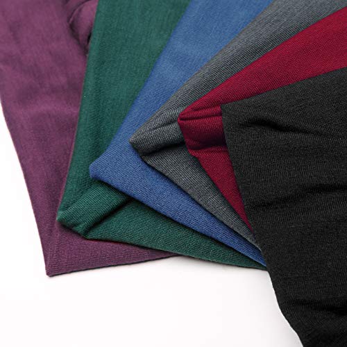 Tobeffect Headbands for Women African Boho Wide Hairband Headband Knotted Head Wraps Turbans Hair Accessories - color: Headbands 1