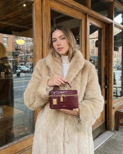 JW PEI Women's Cleo Box Shape Top Handle Bag - color: Burgundy