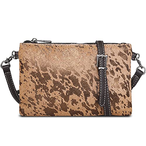 Montana West Western Purse for Women Crossbody Bag Wristlet Clutch Purse - color: Coffee4