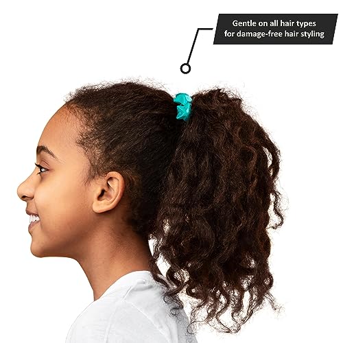 24pc Star-Shaped Multicolored Twin Bead Ponytail Ball Elastics Value Pack | Fun Colorful Hair Ties & Accessories for Girls & Children. No-Slip Hold. Kids Hair Bands - Cute - color: STAR