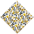 21x21 inches 100% Cotton Bandana for Women - Soft Square Scarf, Multi-Purpose Head Covering, Hair Bandana - color: P01-little Yellow Flower