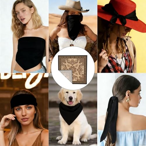 Head Scarf Hair Neck Scarves for Women Fashion Silk Satin Purse Bag Scarfs Handbags Bandana Neckerchief - color: Brown Paisley