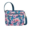 Travelon Anti-Theft Classic Small East/West Crossbody - color: Floral