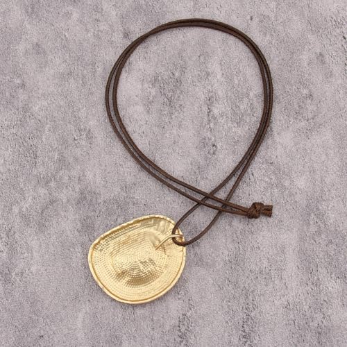 Boho Necklaces for Women Chunky Circle Necklace Layered Boho Circle Leather Choker Necklace Long Vintage Necklaces Bohemian Jewlery Gifts - style: Big Hippie Necklace