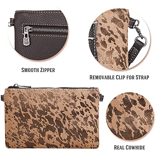 Montana West Western Purse for Women Crossbody Bag Wristlet Clutch Purse - color: Coffee4