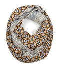 Scarfand's Romantic Rose Prints & Floral Patterns Lightweight Infinity Fashion Scarves Wraps - color: Floral Black