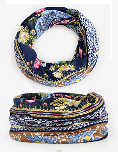 Women's Baggy Slouchy Beanie Chemo Hat Cap Scarf - color: 3 Pack-multicolor C