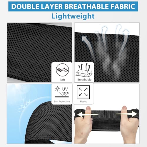 Sukeen Cooling Headbands for Women, Instant Cooling Moisture Wicking Non-Slip Sweatbands for Women Running Fitness Yoga - color: Black