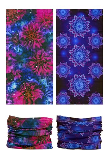 Head Wrap Headwear Headband Bandana Face Mask magic scarf for men & women - color: 6pcs. Woods