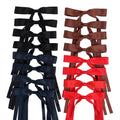 WORTL Hair Bows Clips Coquette Ribbon Bowknot with Long Tail Princess Hair Bows French Barrettes Hair Accessories for Women Girls 16PCS (Red, Brown, Dark Blue, Black) - color: Red, Brown, Dark Blue, Black
